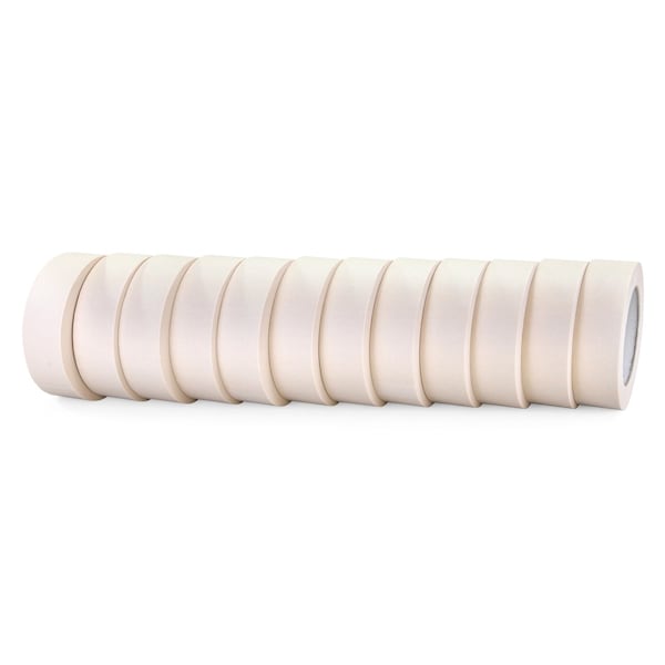 Idl Packaging Masking Tape GP, 1.5 in W x 60 yards L, 5.5 mil Thick, White, Natural Rubber Adhesive, 12 PK 12x-44575 - main